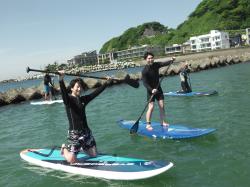 5/18 AM SUP(サップ、スタンドアップパドル)体験スクール付きレンタル  鎌倉ハイサーフ