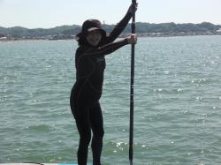 5/18 AM SUP(サップ、スタンドアップパドル)体験スクール付きレンタル  鎌倉ハイサーフ
