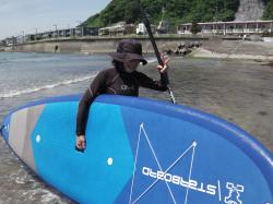 5/18 AM SUP(サップ、スタンドアップパドル)体験スクール付きレンタル  鎌倉ハイサーフ