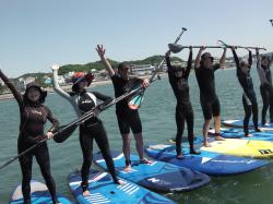 5/18 AM SUP(サップ、スタンドアップパドル)体験スクール付きレンタル  鎌倉ハイサーフ
