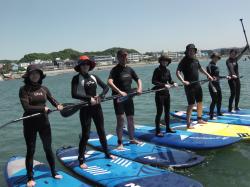 5/18 AM SUP(サップ、スタンドアップパドル)体験スクール付きレンタル  鎌倉ハイサーフ