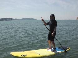 5/18 AM SUP(サップ、スタンドアップパドル)体験スクール付きレンタル  鎌倉ハイサーフ