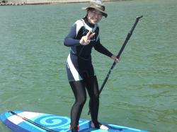 5/18 AM SUP(サップ、スタンドアップパドル)体験スクール付きレンタル  鎌倉ハイサーフ