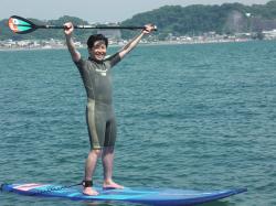 5/18 PM SUP(サップ、スタンドアップパドル)体験スクール付きレンタル 鎌倉ハイサーフ
