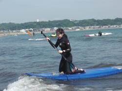 5/18 PM SUP(サップ、スタンドアップパドル)体験スクール付きレンタル 鎌倉ハイサーフ