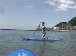 6/5 AM SUP(サップ、スタンドアップパドル)体験スクール付きレンタル  鎌倉ハイサーフ