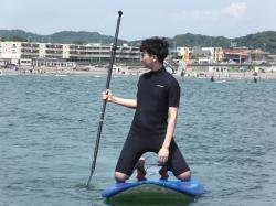6/8  PM SUP(サップ、スタンドアップパドル)体験スクール付きレンタル  鎌倉ハイサーフ