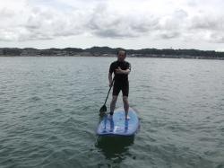 6/12 AM SUP(サップ、スタンドアップパドル)体験スクール付きレンタル　鎌倉ハイサーフ
