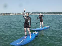 6/14 PM SUP( サップ、スタンドアップパドル)体験スクール付きレンタル　鎌倉ハイサーフ