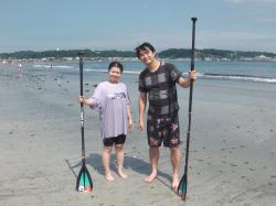 6/29  PM  SUP(サップ、スタンドアップパドル)体験スクール付きレンタル  鎌倉ハイサーフ