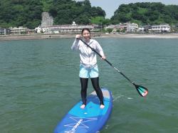 7/5 AM SUP(サップ、スタンドアップパドル)体験スクール付きレンタル  鎌倉ハイサーフ