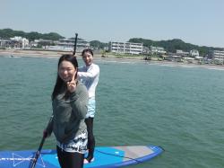 7/5 AM SUP(サップ、スタンドアップパドル)体験スクール付きレンタル  鎌倉ハイサーフ