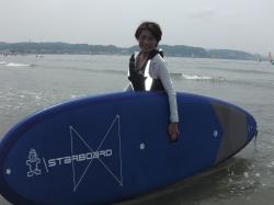 7/6 AM SUP(サップ、スタンドアップパドル)体験スクール付きレンタル  鎌倉ハイサーフ