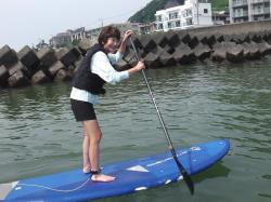 7/6 AM SUP(サップ、スタンドアップパドル)体験スクール付きレンタル  鎌倉ハイサーフ