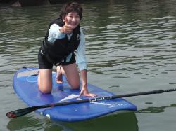 7/6 AM SUP(サップ、スタンドアップパドル)体験スクール付きレンタル  鎌倉ハイサーフ