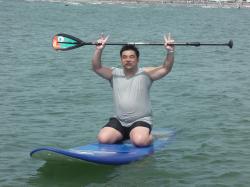7/7 PM  SUP(サップ、スタンドアップパドル)体験スクール付きレンタル　　鎌倉ハイサーフ
