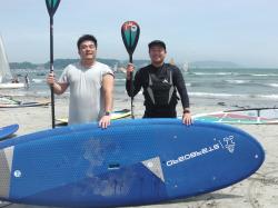 7/7 PM  SUP(サップ、スタンドアップパドル)体験スクール付きレンタル　　鎌倉ハイサーフ