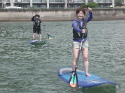 7/8 AM SUP(サップ、スタンドアップパドル)体験スクール  鎌倉ハイサーフ
