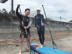 7/8 PM  SUP(サップ、スタンドアップパドル)体験スクール付きレンタル  鎌倉ハイサーフ