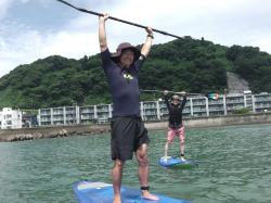 7/10 AM SUP(サップ、スタンドアップパドル)体験スクール付きレンタル   鎌倉ハイサーフ