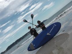 7/10 AM SUP(サップ、スタンドアップパドル)体験スクール付きレンタル   鎌倉ハイサーフ