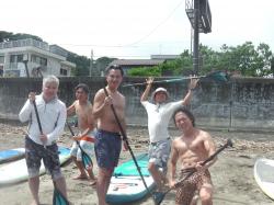 7/14 PM1 SUP(サップ、スタンドアップパドル)体験スクール付きレンタル  鎌倉ハイサーフ