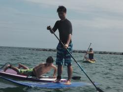 7/14 PM2 SUP(サップ、スタンドアップパドル)体験スクール付きレンタル  鎌倉ハイサーフ