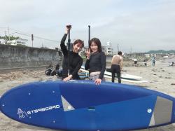 SUP(サップ、スタンドアップパドル)体験スクール付きレンタル   鎌倉ハイサーフ