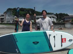 7/21 AM SUP(サップ) 体験スクール付きレンタル　鎌倉ハイサーフ