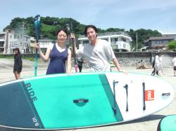 7/21 AM SUP(サップ) 体験スクール付きレンタル　鎌倉ハイサーフ