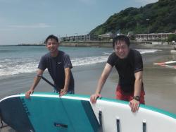 7/27 AM sup(サップ)体験スクール付きレンタル　鎌倉ハイサーフ