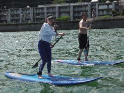 8/1 PM SUP(サップ、スタンドアップパドル)体験スクール付きレンタル  鎌倉ハイサーフ