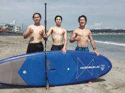 8/1 PM SUP(サップ、スタンドアップパドル)体験スクール付きレンタル  鎌倉ハイサーフ