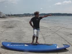 8/2 AM SUP(サップ、スタンドアップパドル)体験スクール付きレンタル  鎌倉ハイサーフ