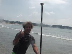 8/2 AM SUP(サップ、スタンドアップパドル)体験スクール付きレンタル  鎌倉ハイサーフ