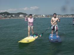 8/3 PM SUP(サップ、スタンドアップパドル)体験スクール付きレンタル   鎌倉ハイサーフ