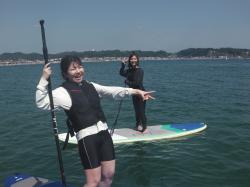 8/3 PM SUP(サップ、スタンドアップパドル)体験スクール付きレンタル   鎌倉ハイサーフ