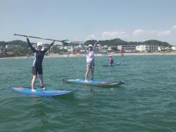 8/3 PM SUP(サップ、スタンドアップパドル)体験スクール付きレンタル   鎌倉ハイサーフ