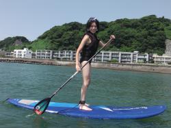 8/4 AM SUP(サップ、スタンドアップパドル)体験スクール付きレンタルサップ  鎌倉ハイサーフ