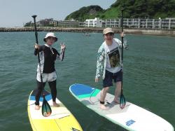 8/4 AM SUP(サップ、スタンドアップパドル)体験スクール付きレンタルサップ  鎌倉ハイサーフ