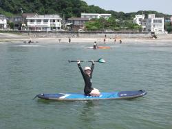 8/4 AM SUP(サップ、スタンドアップパドル)体験スクール付きレンタルサップ  鎌倉ハイサーフ