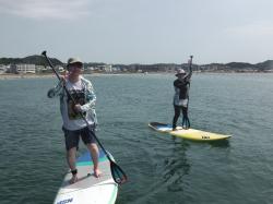 8/4 AM2 SUP(サップ、スタンドアップパドル)体験スクール付きレンタル  鎌倉ハイサーフ