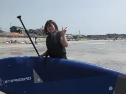 8/4 AM2 SUP(サップ、スタンドアップパドル)体験スクール付きレンタル  鎌倉ハイサーフ