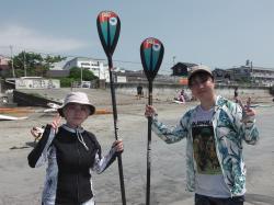 8/4 AM2 SUP(サップ、スタンドアップパドル)体験スクール付きレンタル  鎌倉ハイサーフ