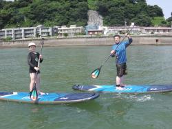 8/4 AM2 SUP(サップ、スタンドアップパドル)体験スクール付きレンタル  鎌倉ハイサーフ