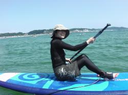 8/4 PM SUP(サップ、スタンドアップパドル)体験スクール付きレンタル  鎌倉ハイサーフ