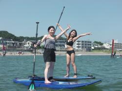 8/4 PM SUP(サップ、スタンドアップパドル)体験スクール付きレンタル  鎌倉ハイサーフ