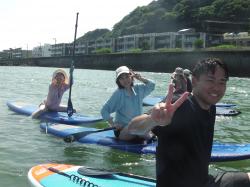 8/4 PM SUP(サップ、スタンドアップパドル)体験スクール付きレンタル  鎌倉ハイサーフ