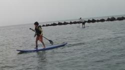 8/6AM SUP(サップ、スタンドアップパドル)体験スクール付きレンタル  鎌倉ハイサーフ