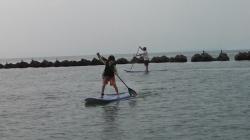 8/6AM SUP(サップ、スタンドアップパドル)体験スクール付きレンタル  鎌倉ハイサーフ